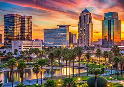 Anaheim skyline