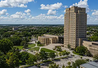 Bismarck skyline