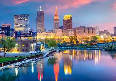 Cleveland skyline