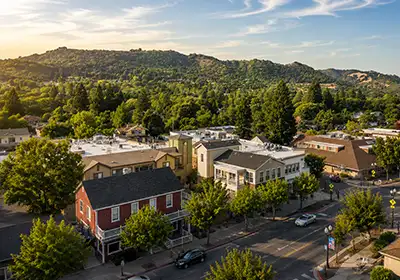 Danville skyline