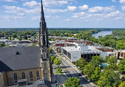 Drummondville skyline