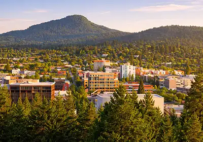 Eugene skyline