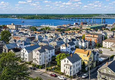 Fall River skyline