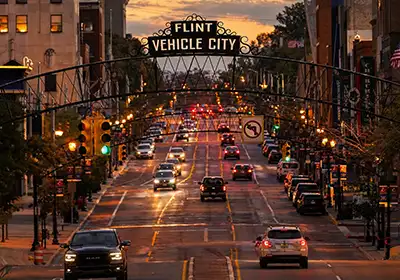 Flint skyline