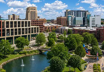 Kalamazoo skyline