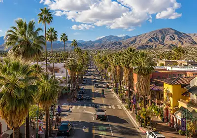 Palm Springs skyline