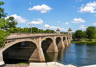 Wilkes-Barre skyline